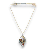 Autumn Leaves Crystal Necklace - Art by any Means Jewelryproduct_