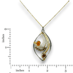 Autumn Leaves Crystal Necklace - Art by any Means Jewelryproduct_