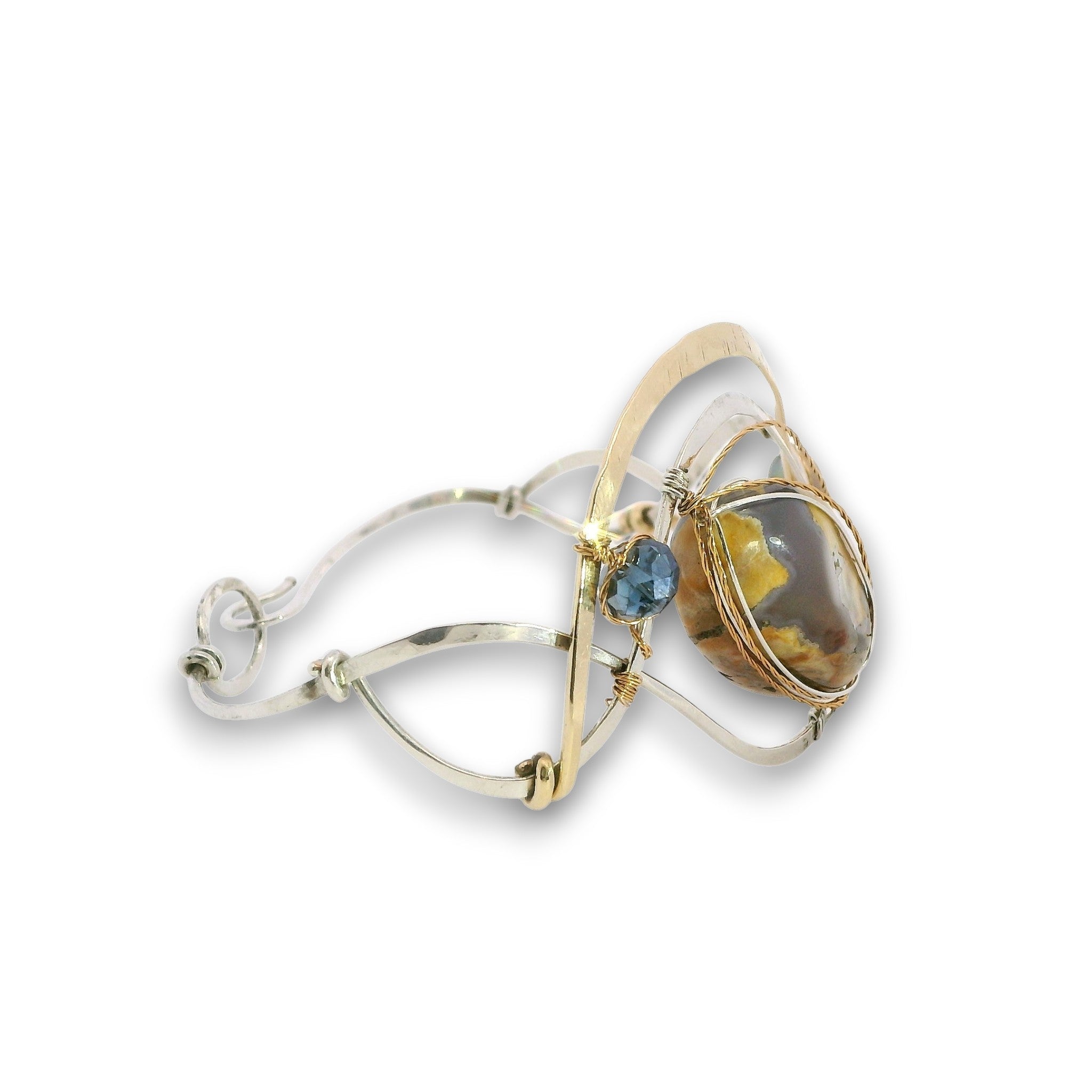 Babbling Brook Chalcedony Bracelet - Art by any Means Jewelryproduct_