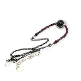 Garnet Solitaire Necklace 82610N
