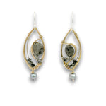 Binary Black Tourmalinated Marquise Earrings - Art by any Means Jewelryproduct_
