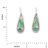 Bioluminescent Opal Dot Drop Earrings - Art by any Means Jewelryproduct_