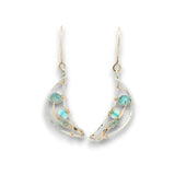 Bioluminescent Opal Moon Earrings E85011 - Art by any Means Jewelryproduct_
