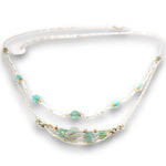 Bioluminescent Opal Moon Necklace 85011N - Art by any Means Jewelryproduct_