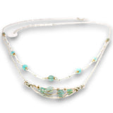Bioluminescent Opal Moon Necklace 85011N - Art by any Means Jewelryproduct_