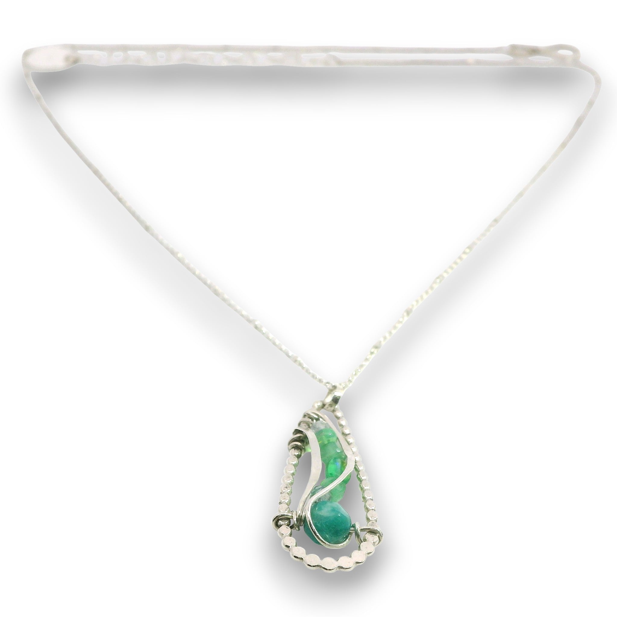 Bioluminescent Opal Necklace 85032N - Art by any Means Jewelryproduct_