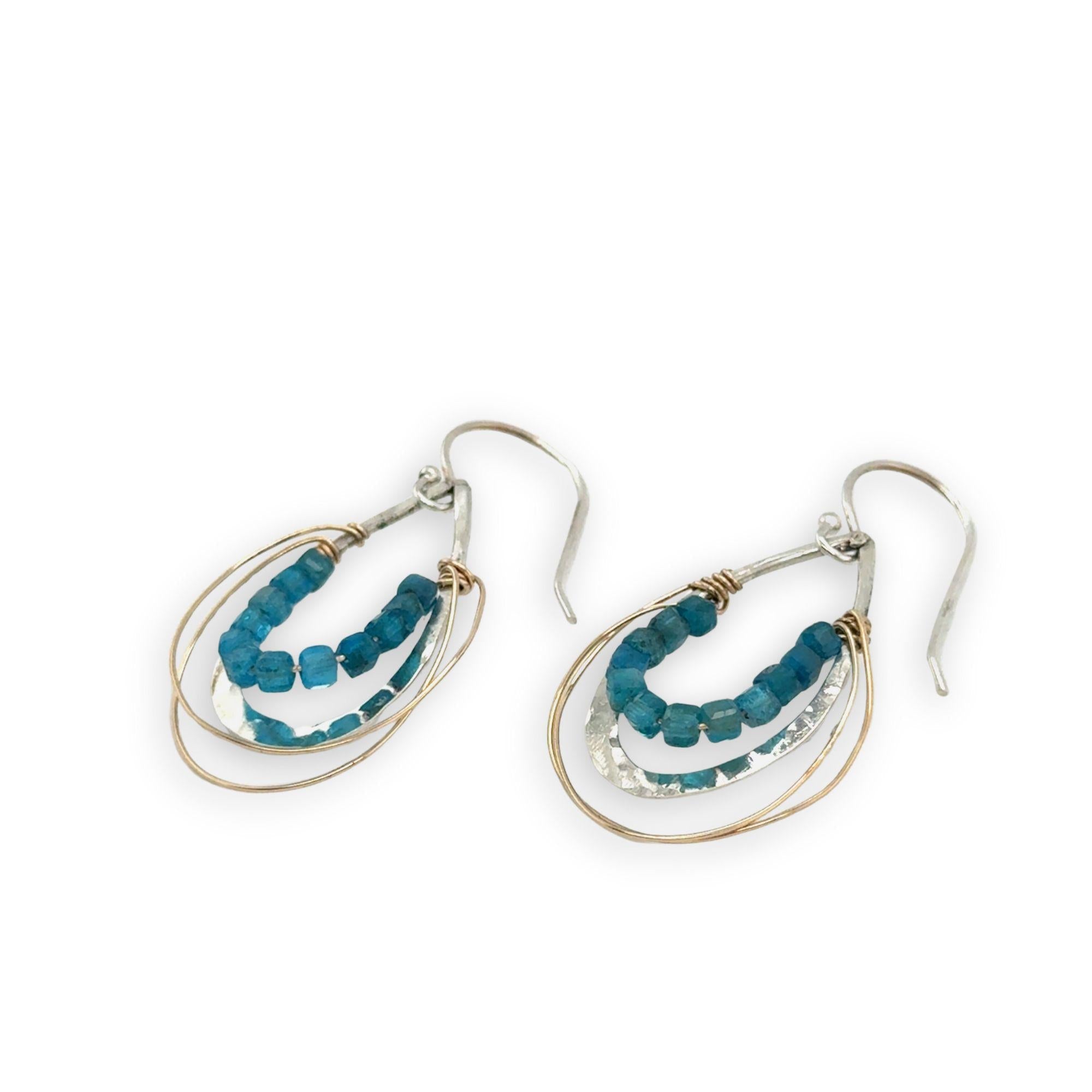 Bird of Paradise Apatite Earrings E84092 - Art by any Means Jewelryproduct_