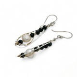 Black Velvet Pearl Earrings E83503 - Art by any Means Jewelryproduct_