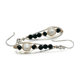 Black Velvet Pearl Earrings E83503 - Art by any Means Jewelryproduct_