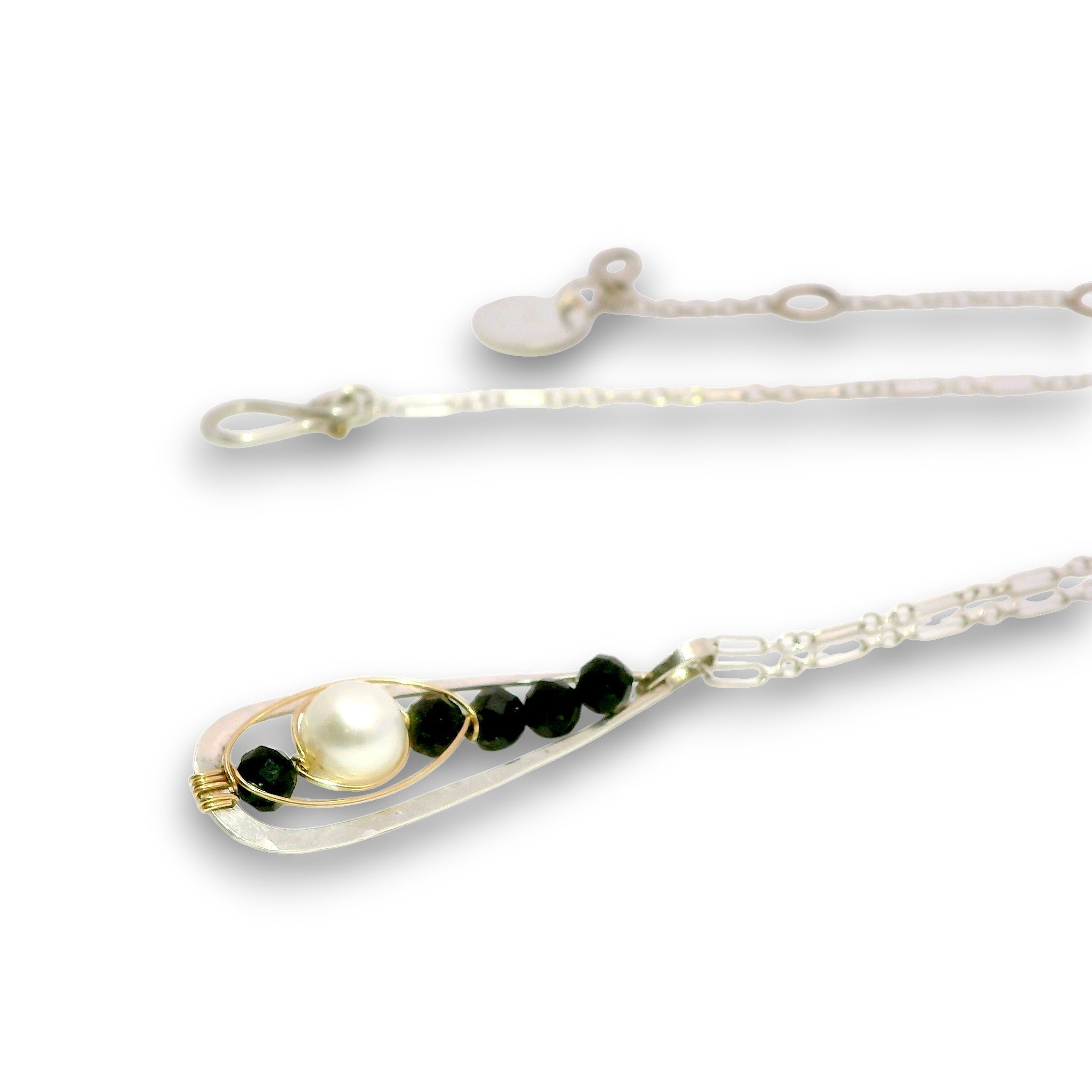 Black Velvet Pearl Necklace - Art by any Means Jewelryproduct_