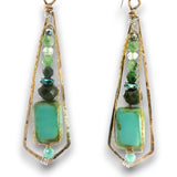 Blade of Grass Turquoise Earrings - Art by any Means Jewelryproduct_