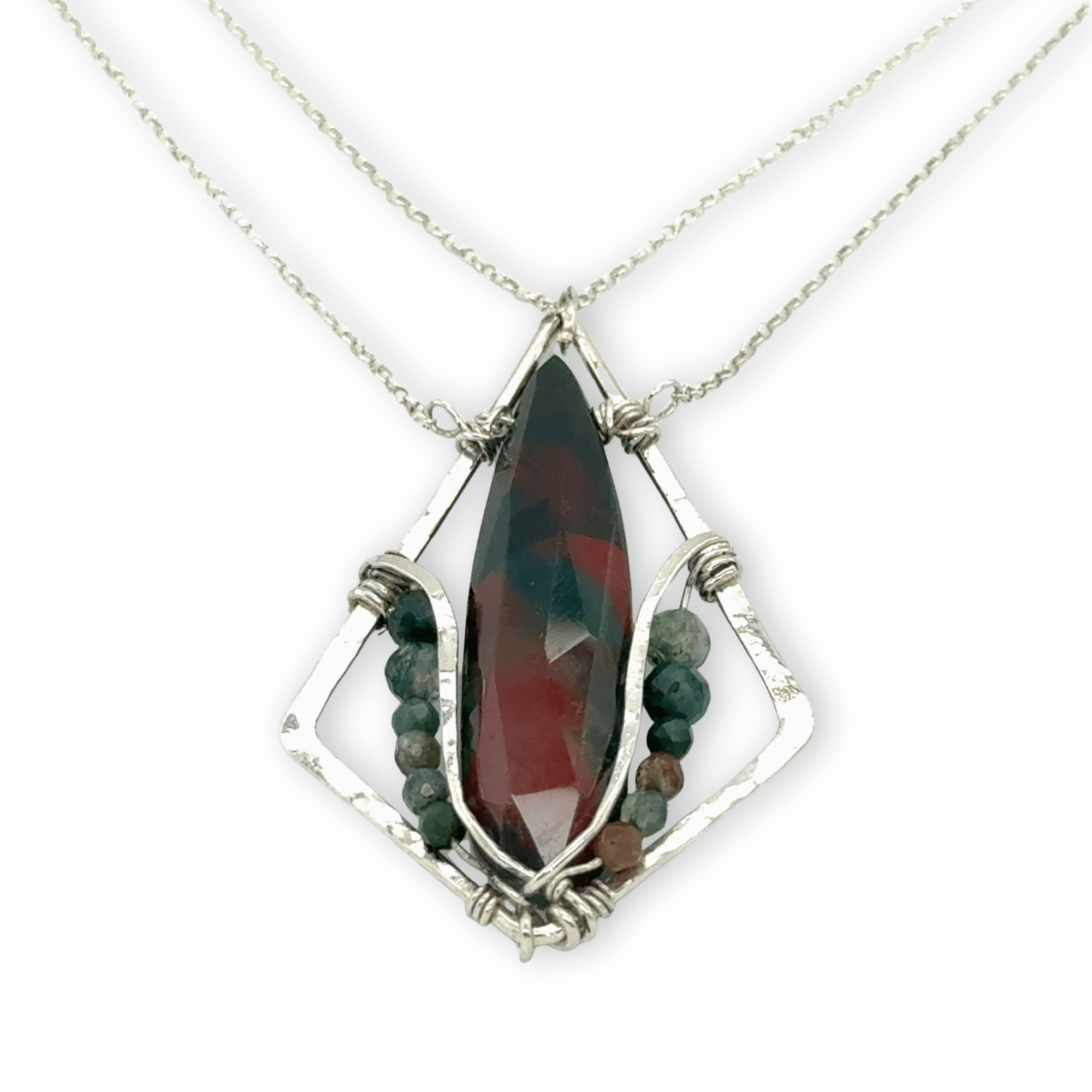 Bloodstone Trajectory Necklace 84700N - Art by any Means Jewelryproduct_