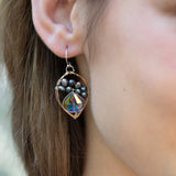 Blue Aura Drop Earrings - Art by any Means Jewelry#product_