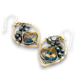Blue Aura Drop Earrings - Art by any Means Jewelryproduct_
