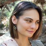 Blue Aura Drop Earrings - Art by any Means Jewelry#product_