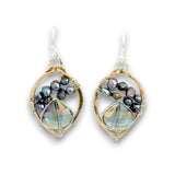Blue Aura Drop Earrings - Art by any Means Jewelryproduct_
