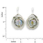 Blue Crystal Orbit Plantetary Earrings - Art by any Means Jewelryproduct_