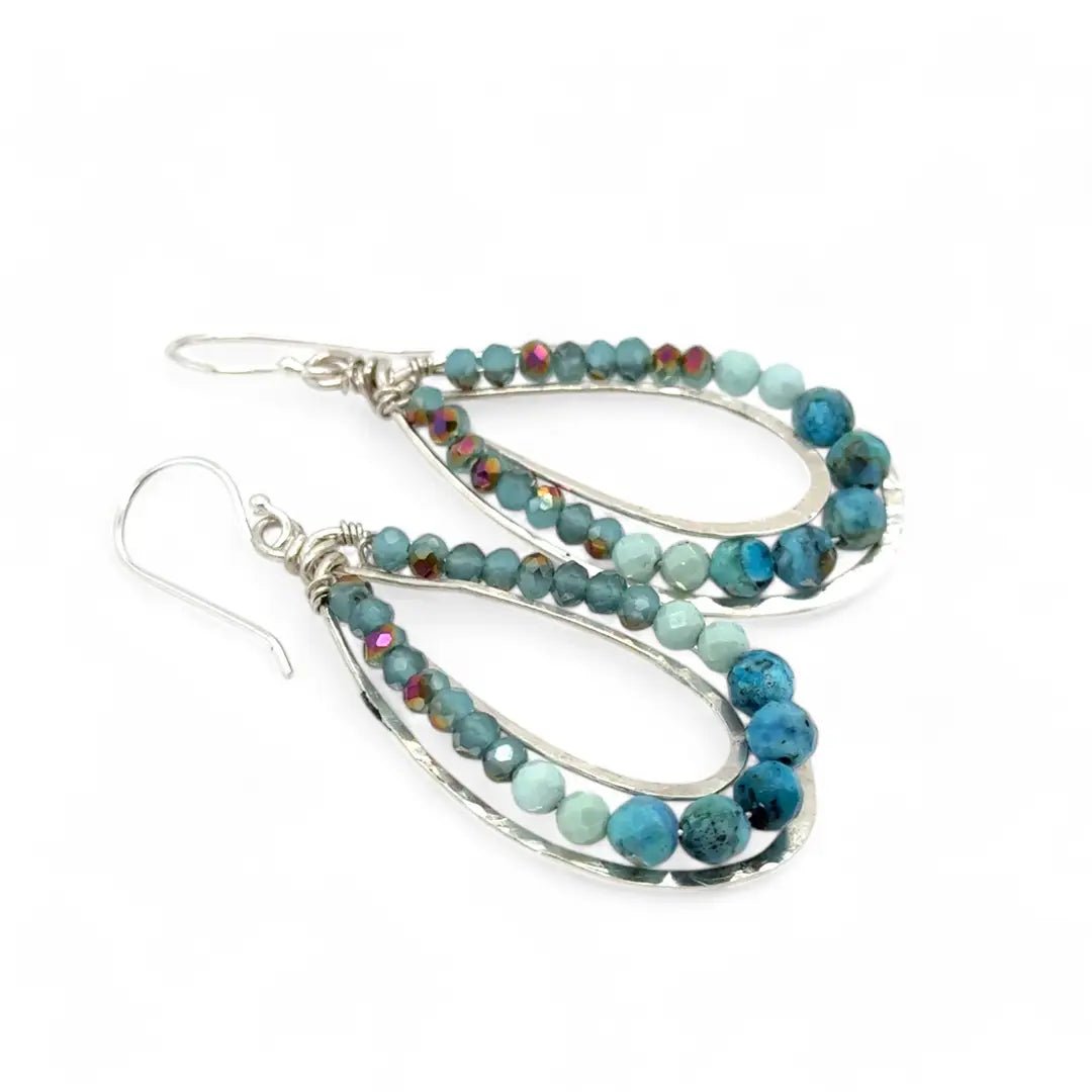 Blue Opal Channel Earrings E84142 - Art by any Means Jewelryproduct_