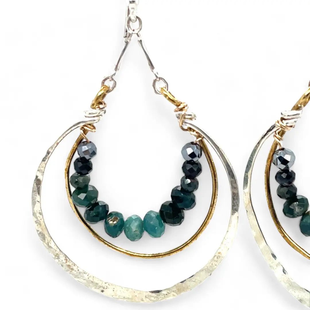 Blue Rainbow Tourmaline Earrings E83191 - Art by any Means Jewelryproduct_