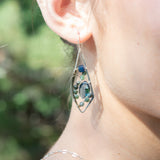 Blue Tourmaline Arrow Earrings - Art by any Means Jewelry#product_