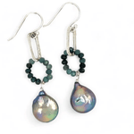 Blue Tourmaline Link Earrings E82650 - Art by any Means Jewelryproduct_