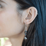 Blue Tourmaline Link Earrings E82650 - Art by any Means Jewelryproduct_