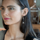 Blue Tourmaline Link Earrings E82650 - Art by any Means Jewelryproduct_