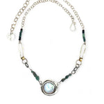Blue Tourmaline Link Necklace 82699N - Art by any Means Jewelryproduct_