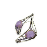 Boomerang Lavender Post Earrings E83273 - Art by any Means Jewelryproduct_