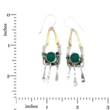 Box of Mercy Onyx Rustic Chandeleir Earrings