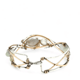 Braided Moonstone Cuff Bracelet B405 - Art by any Means Jewelryproduct_
