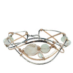 Braided Moonstone Cuff Bracelet B405 - Art by any Means Jewelryproduct_