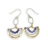 Brass Cup Lavender Earrings - Art by any Means Jewelryproduct_