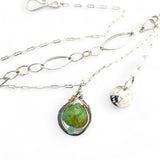 Cactus Drop Turquoise Necklace 83235N - Art by any Means Jewelryproduct_
