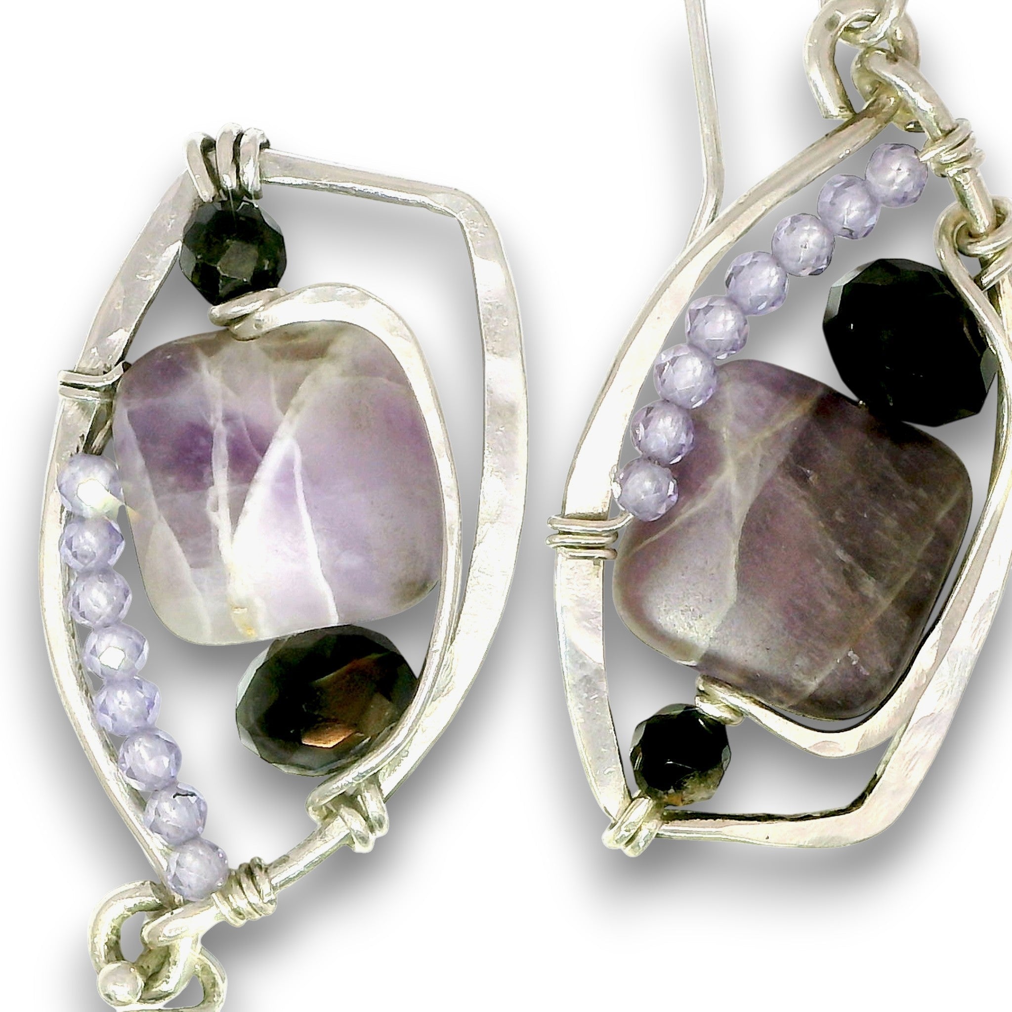 Cape Ann Amethyst Drop Earrings - Art by any Means Jewelryproduct_