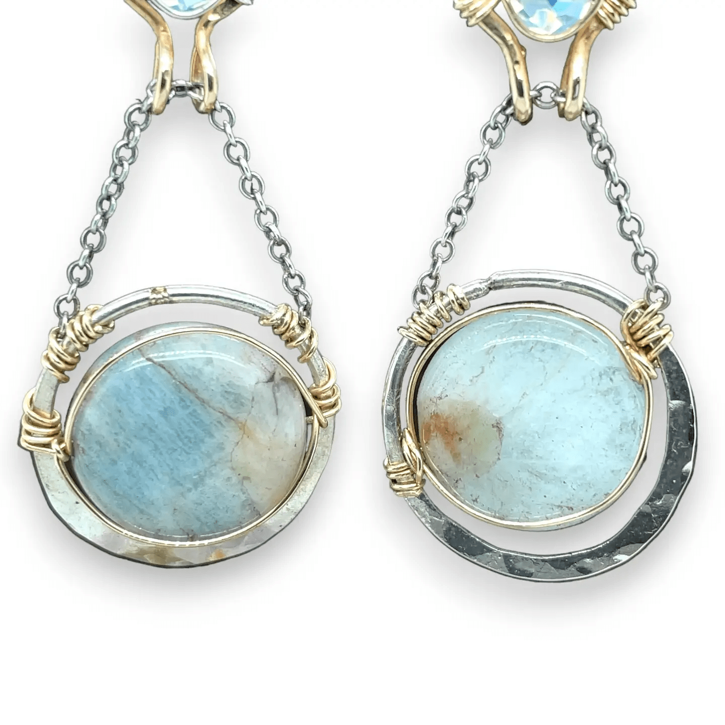 Carrying Water Aquamarine Earrings E82396 - Art by any Means Jewelryproduct_