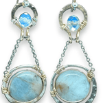 Carrying Water Aquamarine Earrings E82396 - Art by any Means Jewelryproduct_