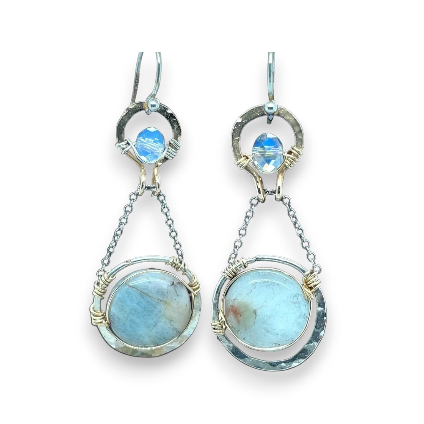 Carrying Water Aquamarine Earrings E82396 - Art by any Means Jewelryproduct_