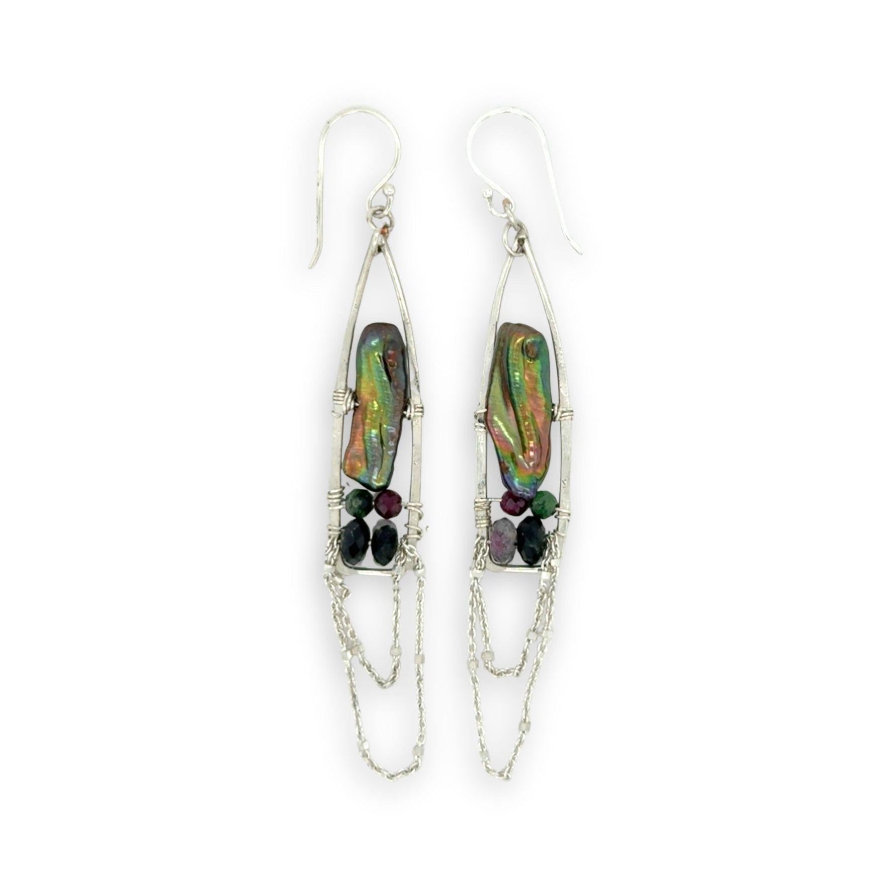 Carve Your Name Pearl Earrings E84713 - Art by any Means Jewelryproduct_