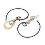 Celestial Pearl Charm Hoop Earrings E84811 - Art by any Means Jewelryproduct_