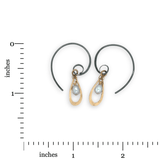 Celestial Pearl Charm Hoop Earrings - Art by any Means Jewelryproduct_