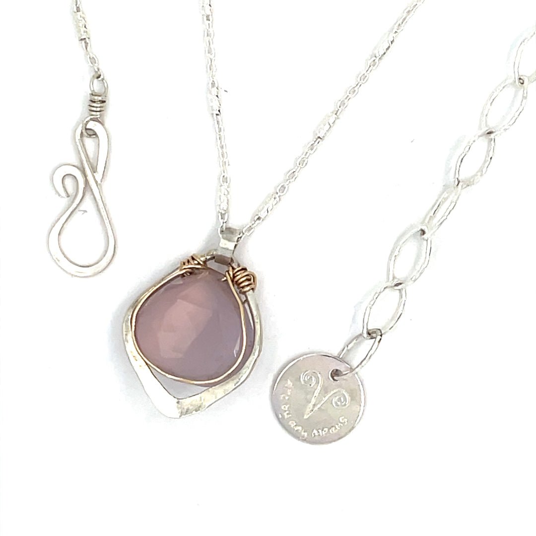 Chalcedony Bud Necklace 83275N - Art by any Means Jewelryproduct_