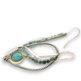 Chalcedony Rising Earrings E85062 - Art by any Means Jewelryproduct_