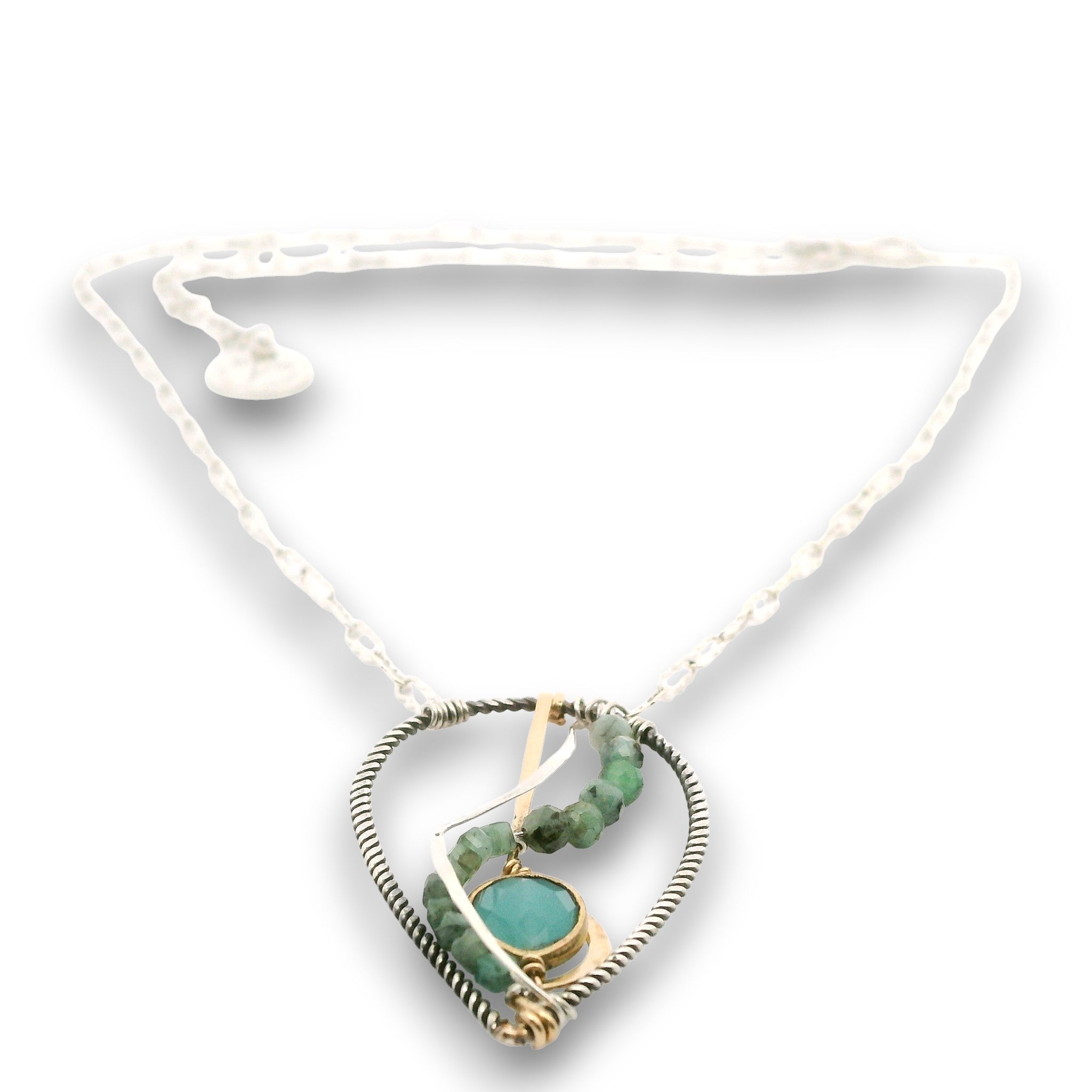 Chalcedony Rising Necklace 85062N - Art by any Means Jewelryproduct_