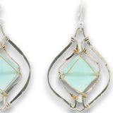 Chalcedony Vortex Earrings E85005 - Art by any Means Jewelryproduct_