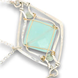 Chalcedony Vortex Necklace 85005N - Art by any Means Jewelryproduct_