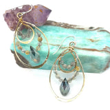 Champagne Bubble Quartz Earrings - Art by any Means Jewelryproduct_