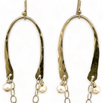 Champagne Pearl Cascade Earrings E82058 - Art by any Means Jewelryproduct_