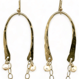 Champagne Pearl Cascade Earrings E82058 - Art by any Means Jewelryproduct_