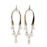 Champagne Pearl Cascade Earrings E82058 - Art by any Means Jewelryproduct_